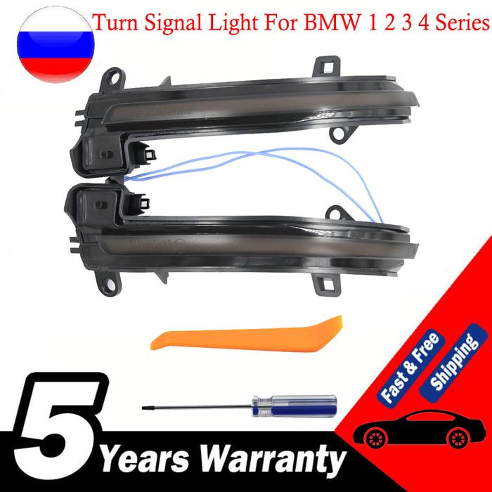 Lampu LED Sinyal Belok Tanda Bahaya Dinamis untuk BMW F20 F30 F31 F21