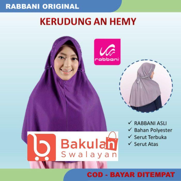 Rabbani KRD Hemmy | Hemmy Krd Ungu | 100% Ori | DISKON SPESIAL 50% | Rabbani kerudung instan