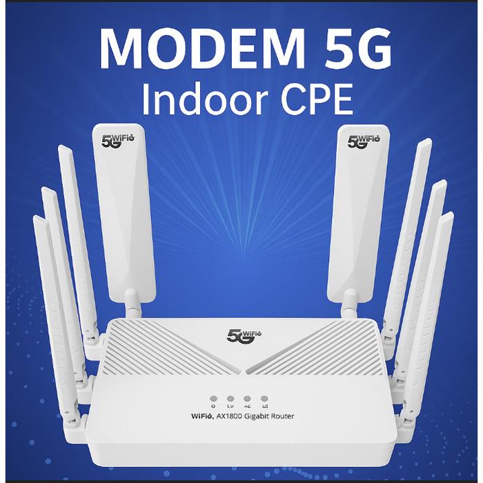SMARTCOM Modem Wifi Router 5G LTE CPE Y1800E MIMO 2.4Ghz 5Ghz Support All Operator Unlock