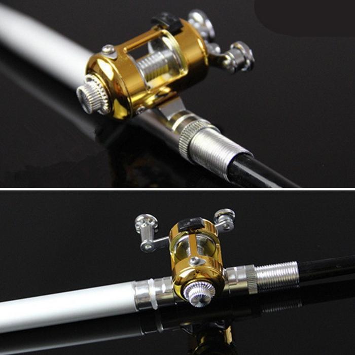 Joran Kail Alat Pancingan Pulpen Mini Fishing Rod Pen Joran Pancing Pulpen Pancingan Portable Alat P