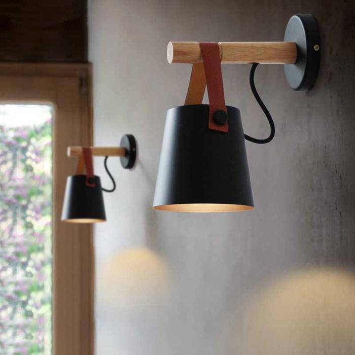 Lampu Dinding Minimalis Fitting Holder E27 Lampu Cafe Indoor Estetik Caffe Gantung Lampu Dinding Kam