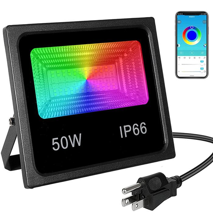 RGB Smart APP Led Floodlight Waterproof Outdoor LED Food Light