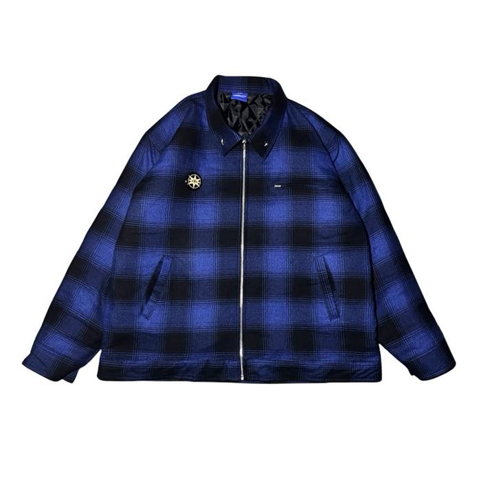 Kubik Society Flanel Jacket - Workjaket Flanel Veterano Blue