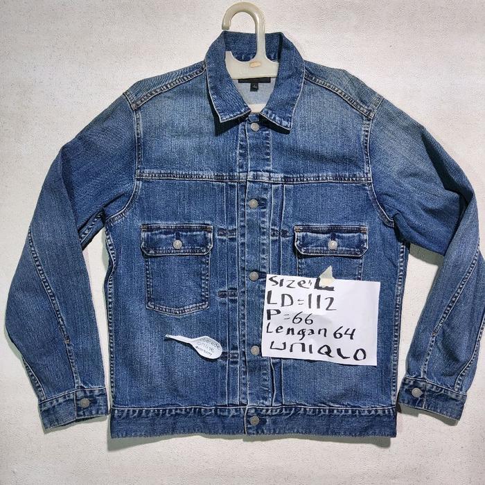 uniqlo type II denim jacket size L type 2