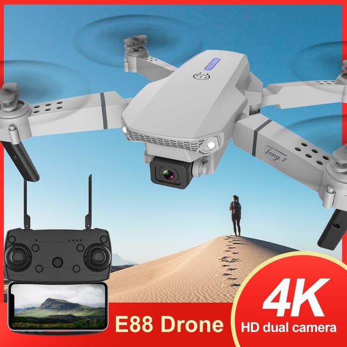 Drones with Camera 4k HD UAV Aerial Photography Dual Camera Folding