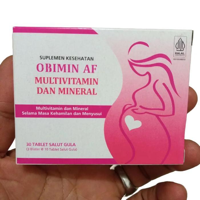 PROMO GUYS OBIMIN AF Multivitamin Mineral Ibu Hamil dan Menyusui 30tablet suplemen kehamilan vitamin