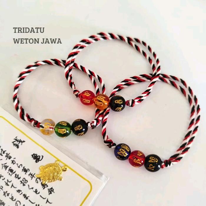 gelang premium tridatu afirmasi positif  weton jawa