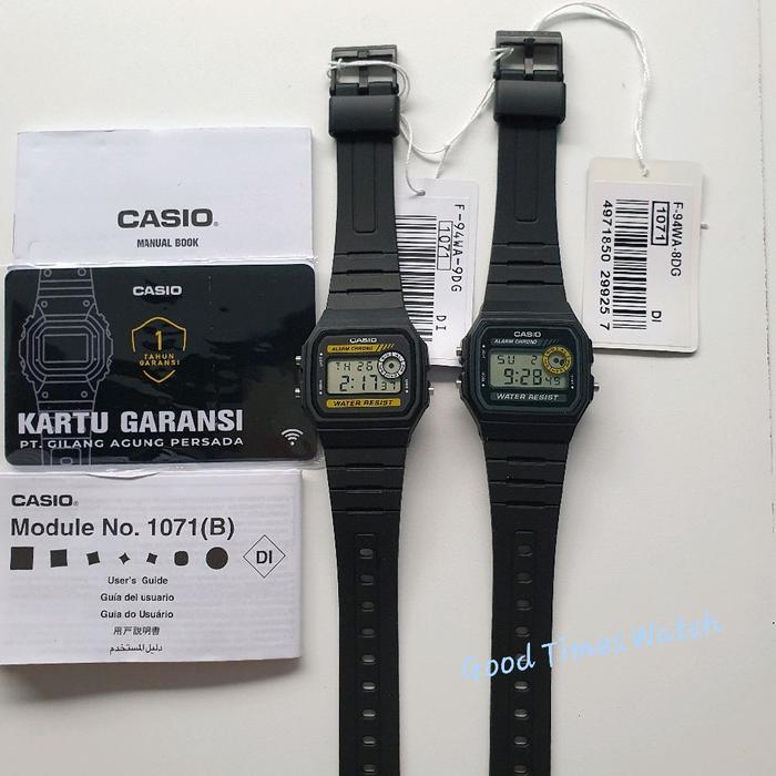 JAM TANGAN CASIO F-94WA F 94WA F 94 CASIO ORIGINAL
