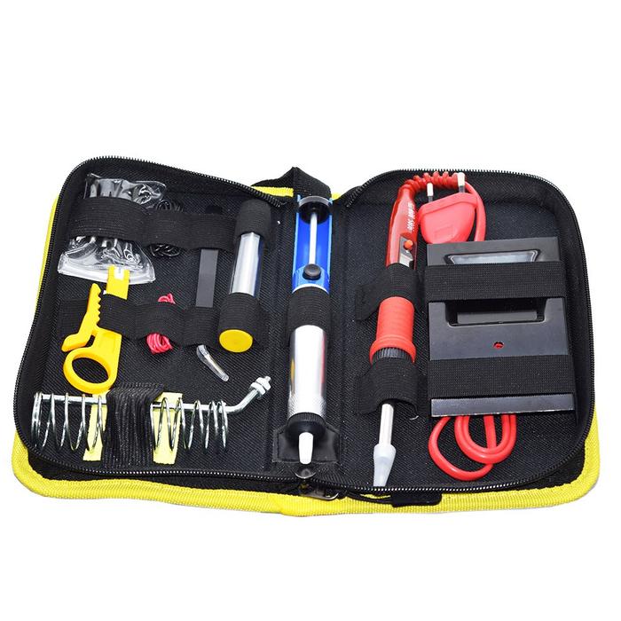 Solder Besi Kit Temperatur Dapat Disesuaikan 220V 80W LCD Solder Alat