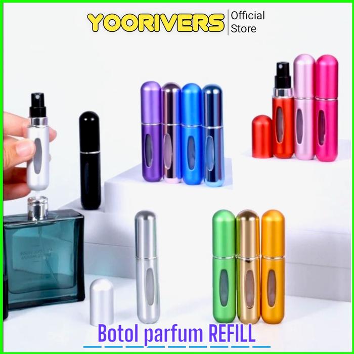 Botol Parfum Mini Refill 5ML Botol Parfum Isi Ulang 5ML - Botol Parfum Aluminium Mini Isi Ulang