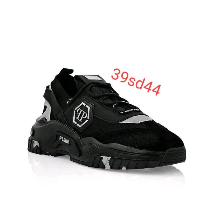 SEPATU SNEAKER PRIA PHILIP PLEIN BLACK TERLARIS