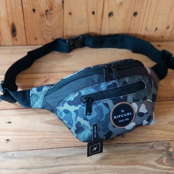 Waistbag Ripcurl Tas Pinggang Motif Army Tas Selempang Pria Wanita