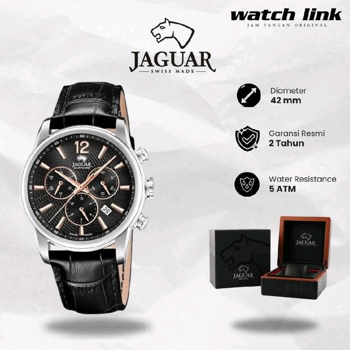 Jam Tangan Pria Jaguar J968/6 Kulit Original Garansi Resmi