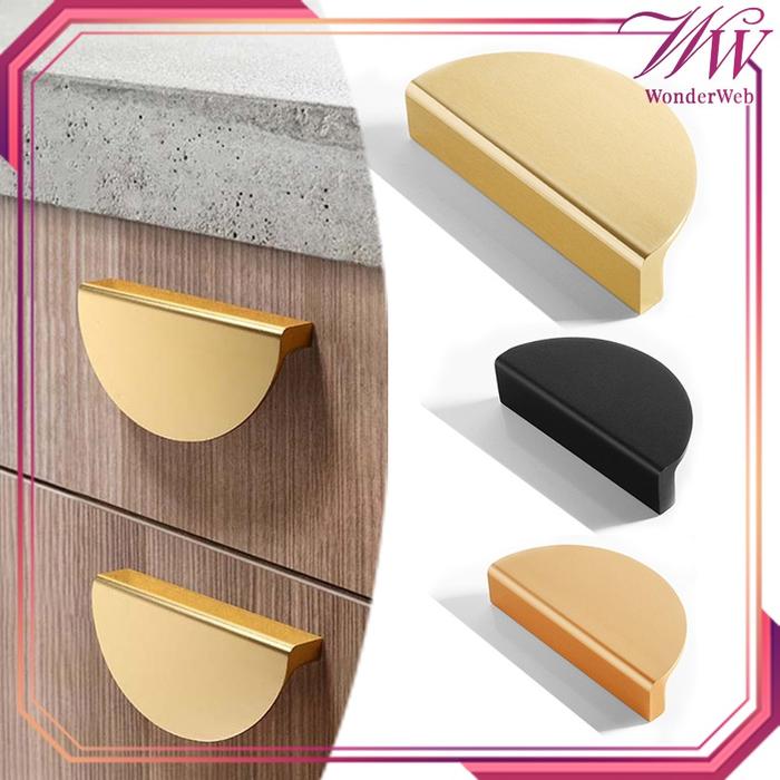 Handle Tarikan Laci Semi Circular Gagang Pintu Lemari Minimalis Tarikan Lemari Bulat Gagang Laci Bul