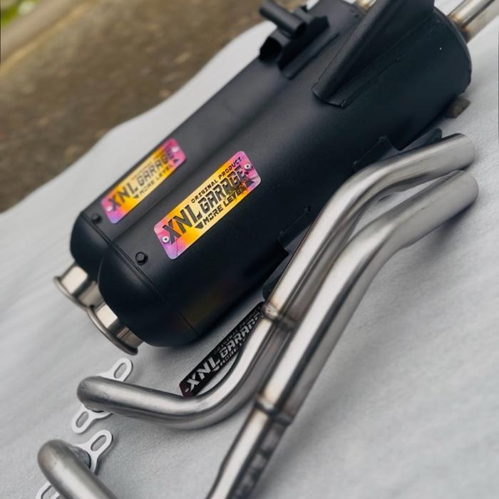 Knalpot Standar Racing Luster V1 inlet 26 28 out silencer 38 sarteng sarful sarbor by XNL.Garage mod