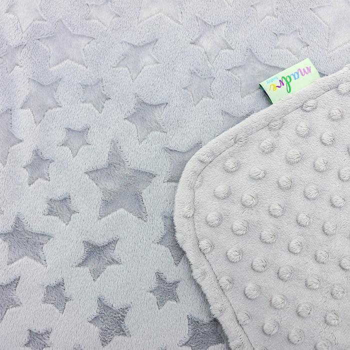 Selimut - Baby Minky Star & Minky Dot Blanket Madre Baby -Gratisongkir
