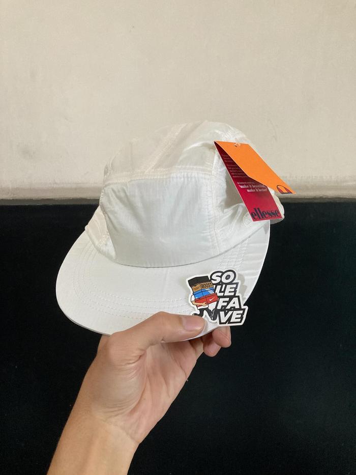 TOPI ELLESSE TENIS/PADEL/SPORT FLAT CAP Beige ORIGINAL NO BOX