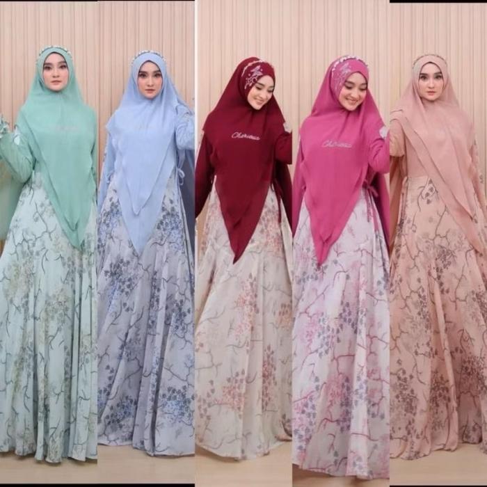 GAMIS MALIKA CHARISSA BY ZAHRANISYA HIJAB