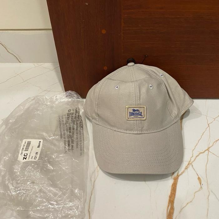 Lonsdale london grey patch cap (New)