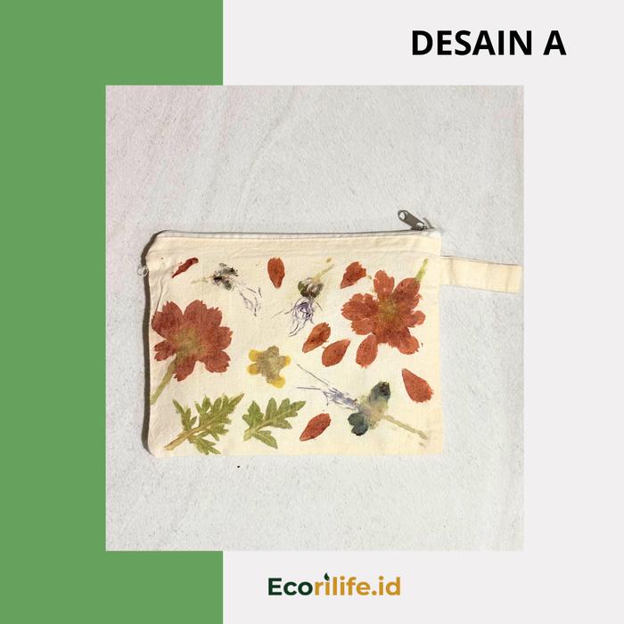 Pouch Ecoprint/Pouch Ecoprint Polos/Pouch Ecoprint Kain/Pouch Ecopack/Pouch Souvenir/Souvenir Pouch/