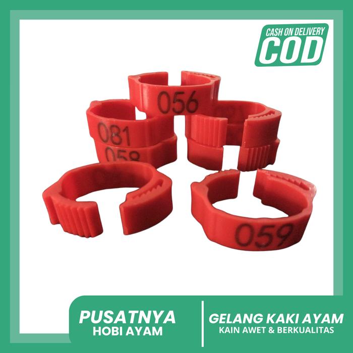 GELANG KAKI AYAM / RING KAKI AYAM / GELANG KAKI AYAM BANGKOK / GELANG KAKI AYAM NOMOR / GELANG KAKI 