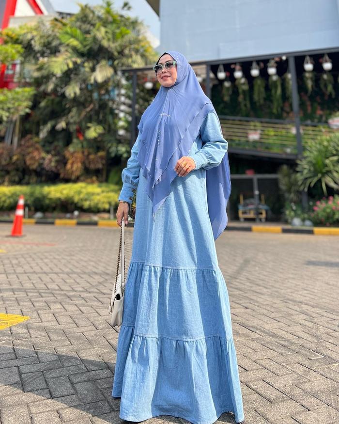 SEFA DENIM 2.0 | Qaireena Hijab | Dress | Gamis