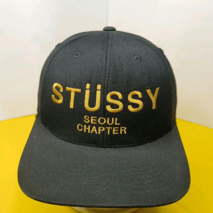 topi snapback stussy seoul chapter original