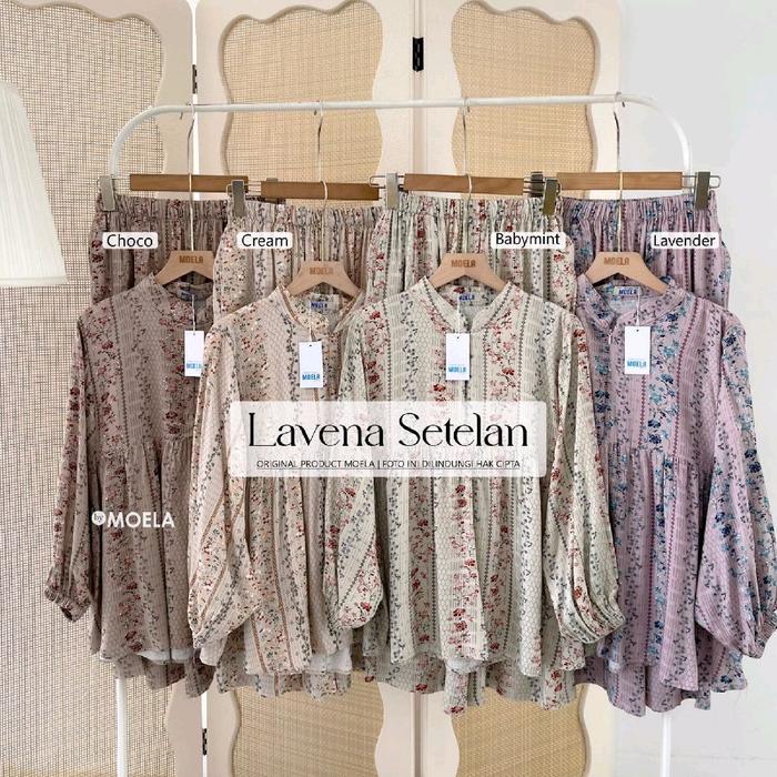 LAVENA SET BY MOELA SET RAYON PREMIUM ADEM NYAMAN DIPAKAI