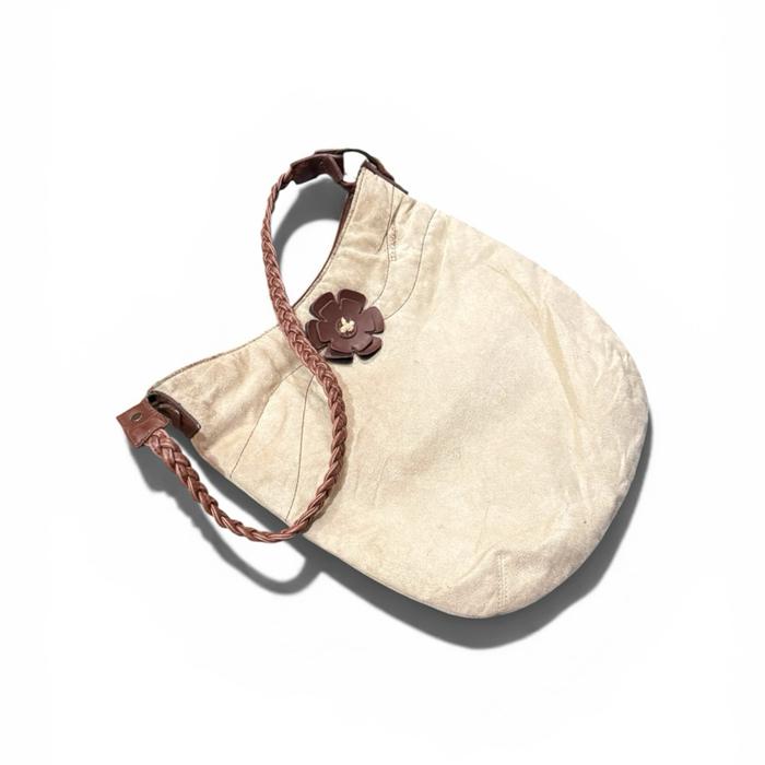 Tas Shoulder Lulu Castagnette Kulit asli Mix