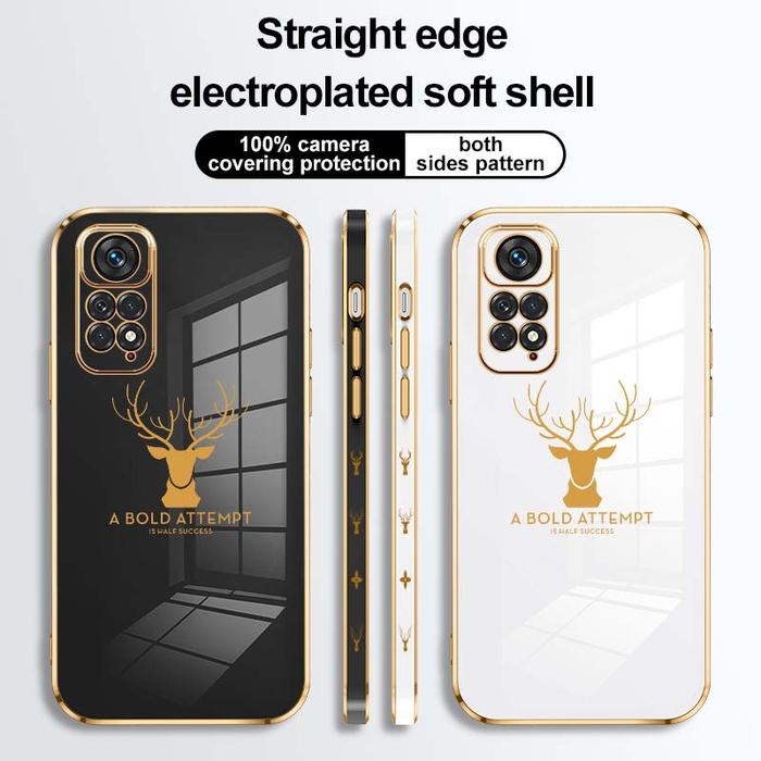 Luxury Electroplate Deer Back Case for Redmi K30S K30 K40 K50 Pro