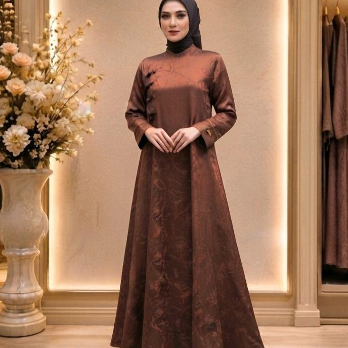 Dharby Gamis Abaya Dharby/DNL Luxury All New Bahan Julia Premium Original Dharby untuk Penampilan El