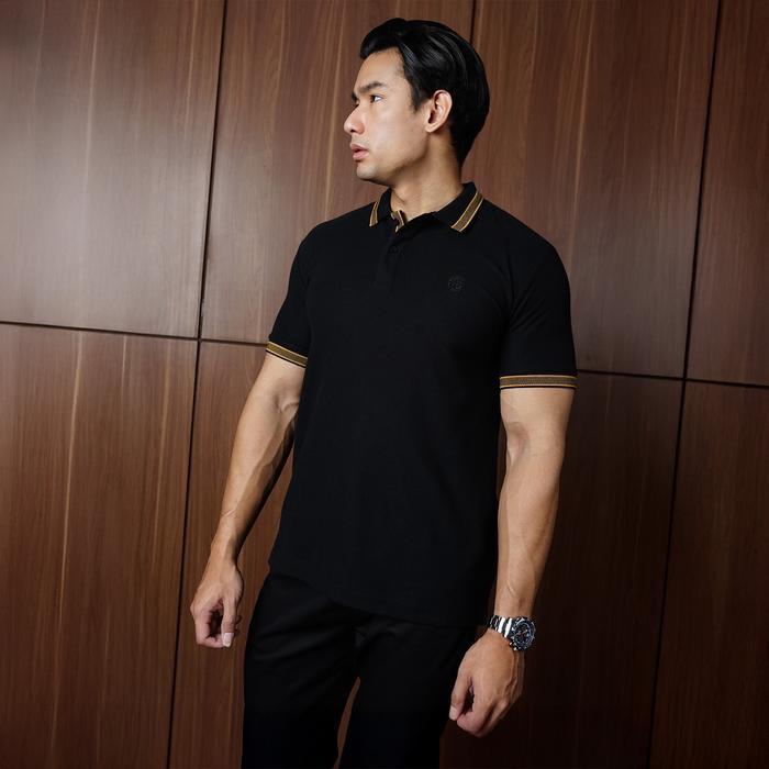 PROMO Smith Berlin Pierre Polo Slim Fit Katun Pria - Kaos Polo Kerah Lengan Pendek Casual