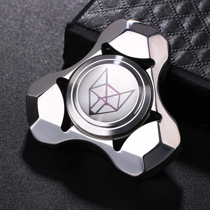 New Stainless Steel Antistress Fidget Spinner R188 Silent Bearing