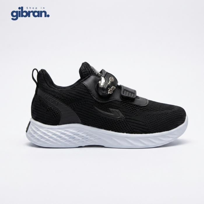 PROLEXUS MAXIM 05 M 29-32 HITAM PUTIH Sepatu Sekolah Dengan Perekat Magnet