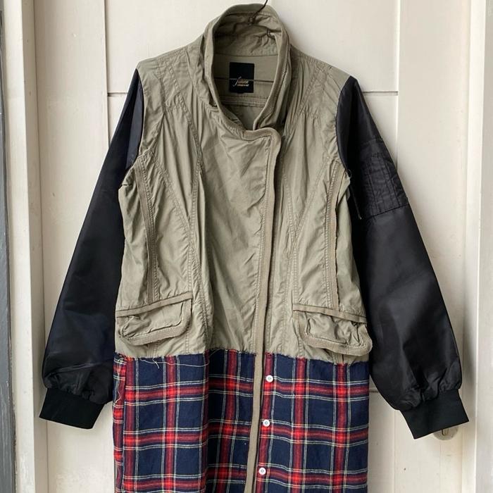 TORNADO MART FEMME Zip Bomber Hybrid Jacket