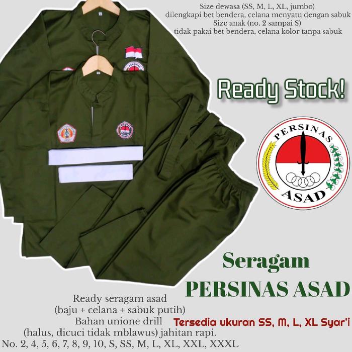 Baju asad/Seragam asad dewasa Panjang