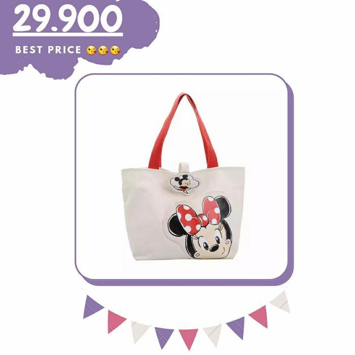 OBRAL Totebag Minnie Mouse / Tas Anak / Tas Minnie Lucu