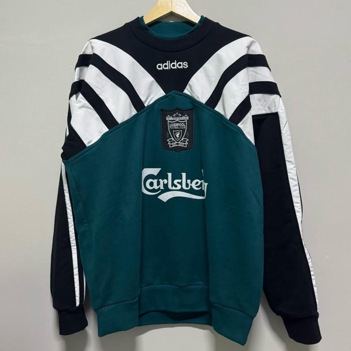 1995-96 Liverpool adidas Originals Reissue Crew Sweat Top