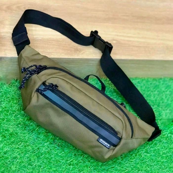 EIGER X-SPARK PLUG WAISTBAG Shoulder Bag Tas Selempang Pria Original