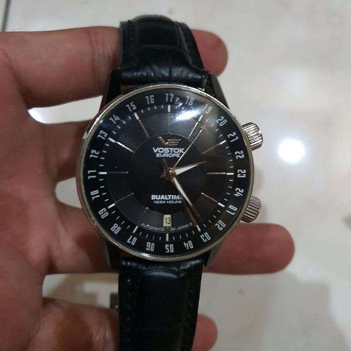 JAM TANGAN VOSTOK EUROPE DUAL TIME