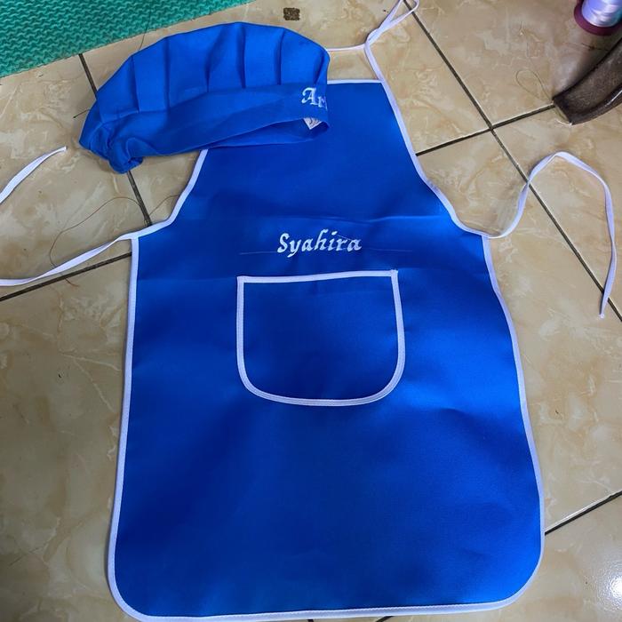 Topi Clemek Anak Belajar Masak Koki Pelindung Badan - Kids, Costume