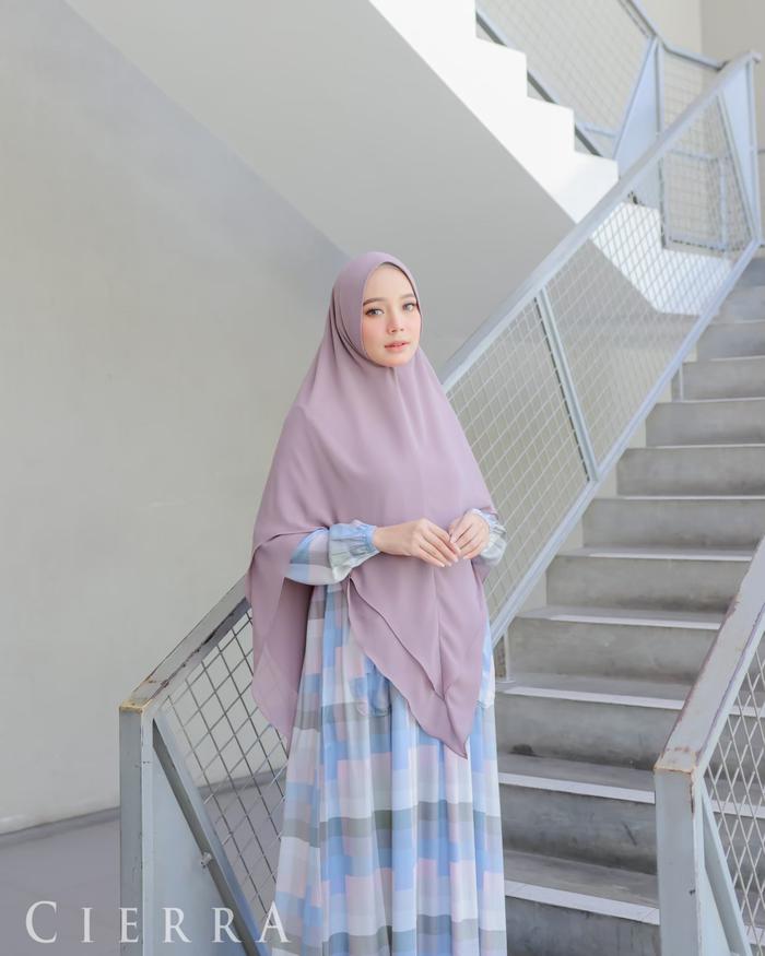 Gamis daily bahan katun by Cierra gamis kancing Muslim Wanita