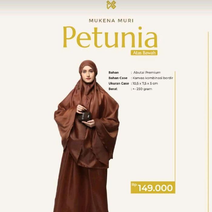Mukena traveling mini terkecil mukena muri karita petunia Atas Bawah ab mukena ds Dyah Suminar