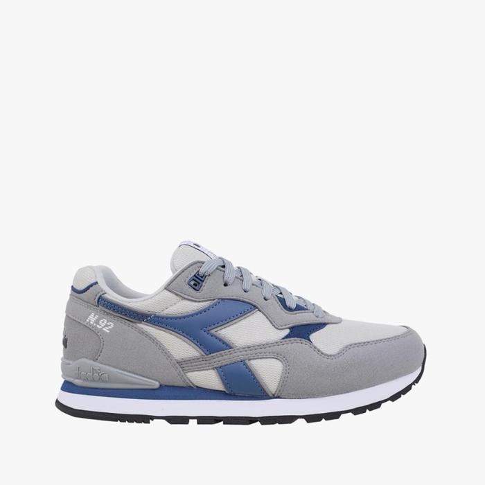 Sneakers pria Diadora original / Diadora N 92 mens Casual shoes-Grey