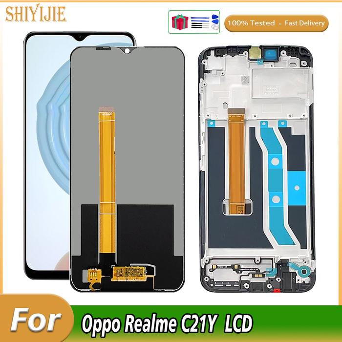 6.5" Original For Oppo Realme C21Y RMX3261 LCD Display Touch Screen