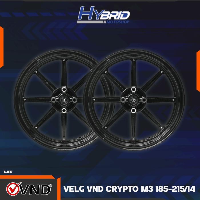 VND Velg Racing Crypto 185x14 & 215X14 Mio m3 Mip sporty Fino 125 Xride 125