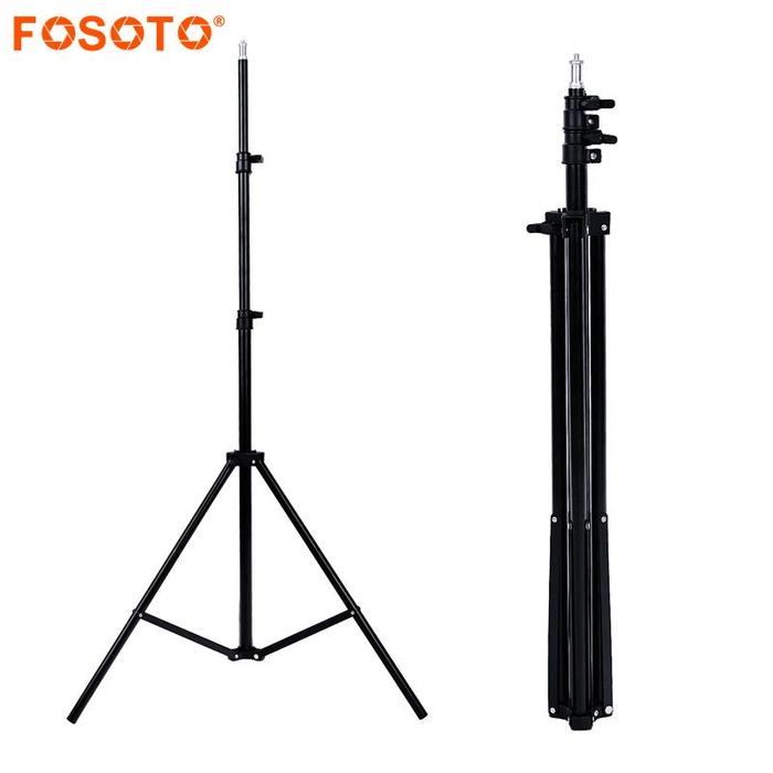 fosoto 200CM Tripod Light Stand Softbox Umbrella Light Stand Tripod