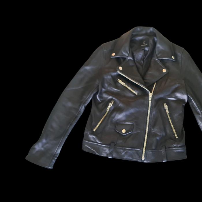 JAKET KULIT RAMONES SIZE S
