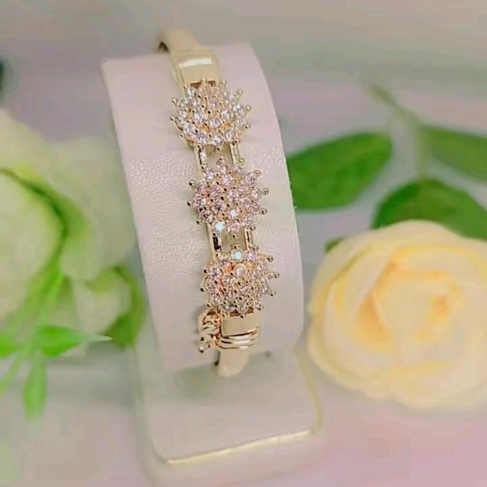 gelang bangle replika berlian 3 matahari