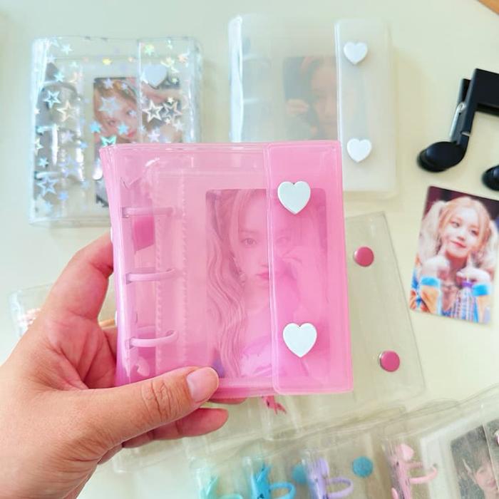 Binder mini 3 ring A8 journaling diary binder photocard kpop album